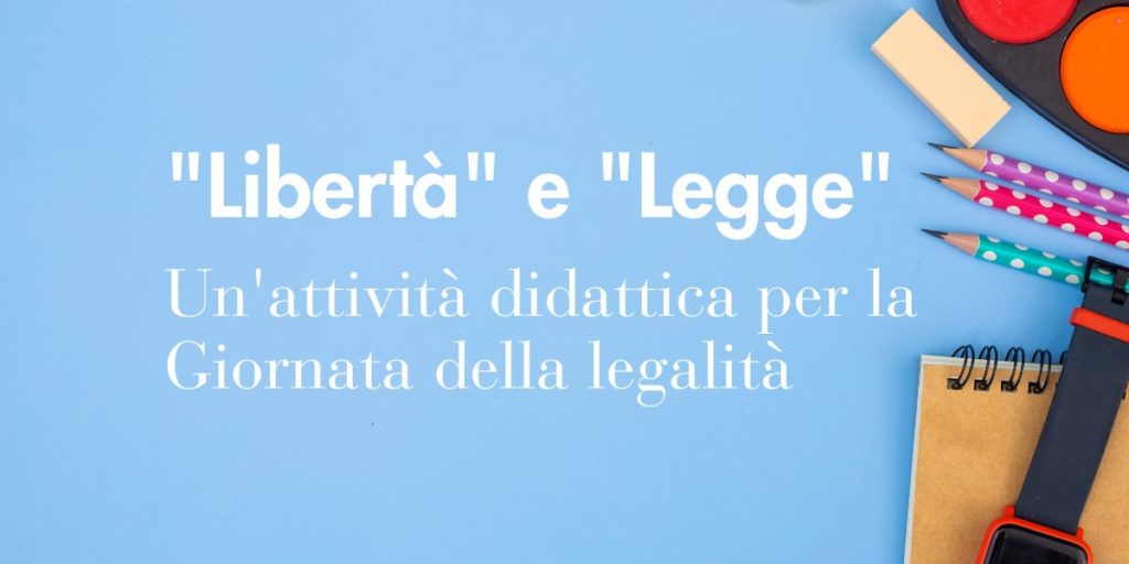 Un'attività didattica per la Giornata della legalità