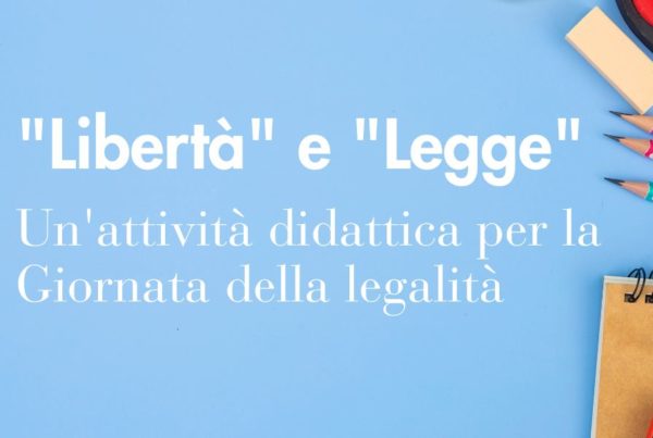 Un'attività didattica per la Giornata della legalità